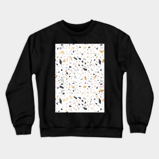Terrazzo (Gold & Marble) Crewneck Sweatshirt